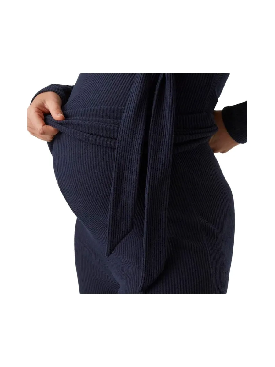 Pantalons de Grossesse Marine Femme Mamalicous Lannette 4