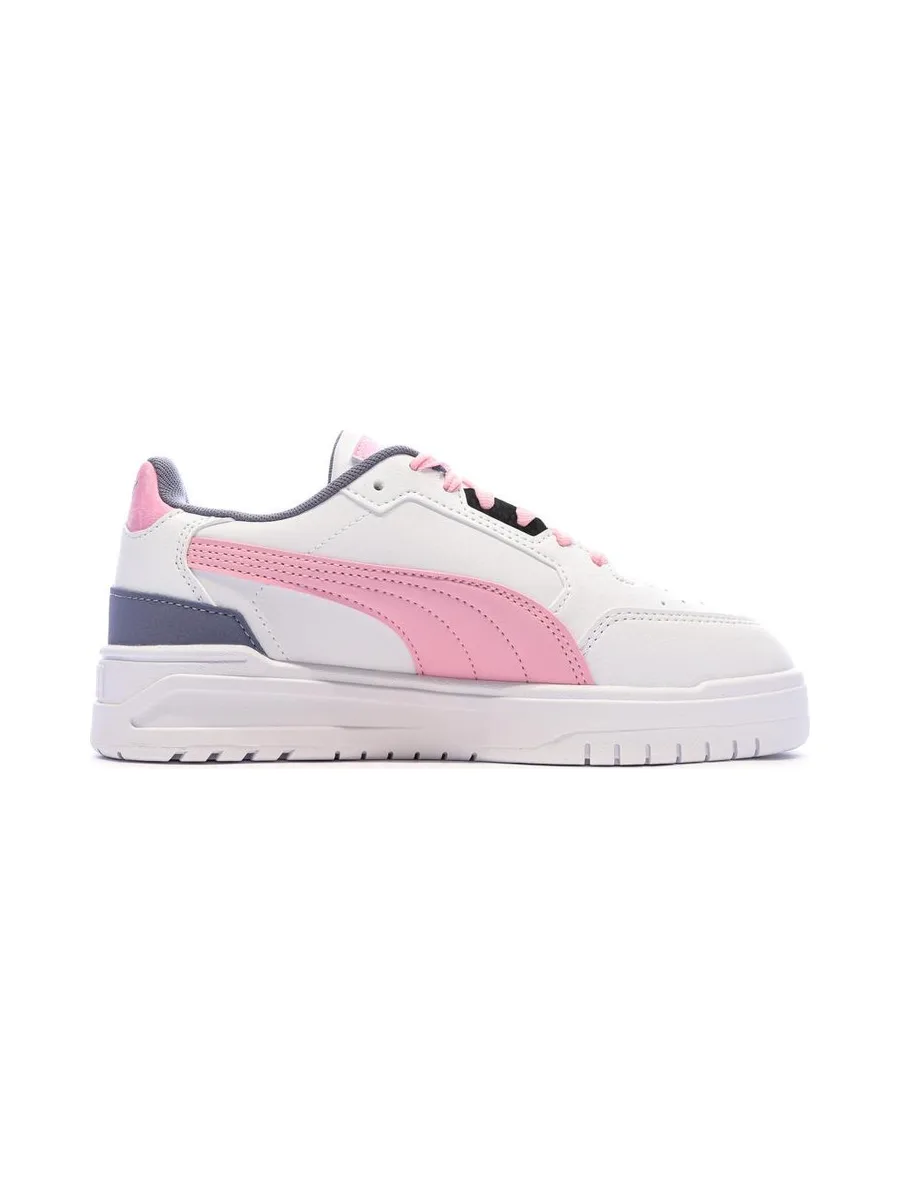 Baskets Blanc/Mauve/Rose Fille Puma Shuffle Downtown 3
