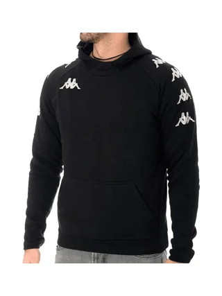 Sweat à Capuche Noir Homme Kappa Diano 2024 1