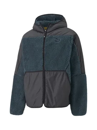 Veste en Sherpa Vert Homme Puma 535577-24 1