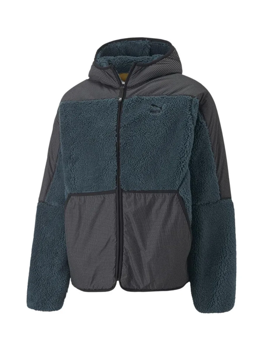 Veste en Sherpa Vert Homme Puma 535577-24 2
