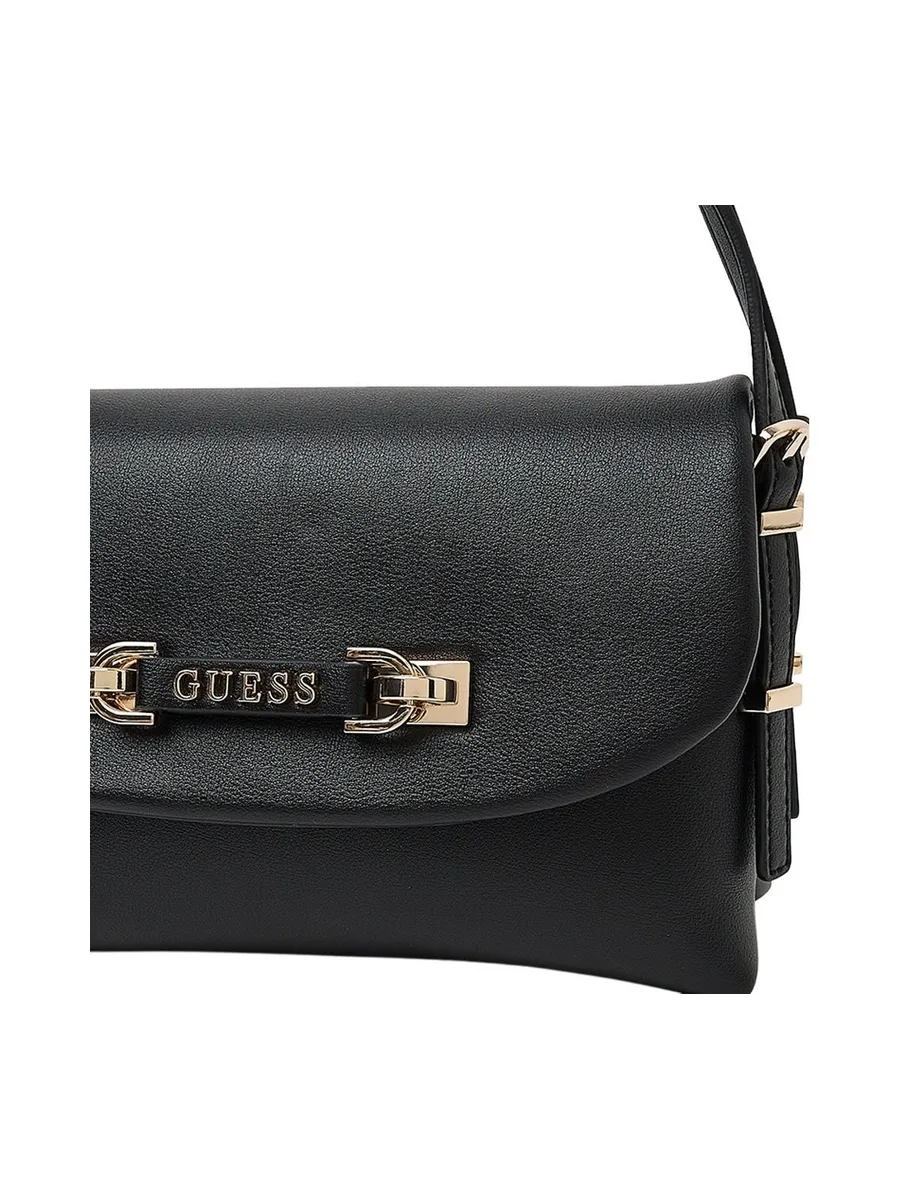 Sac à Bandoulière Noir Femme Guess Lefia 4