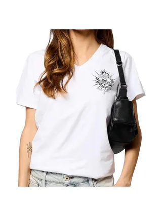 T-Shirt Blanc Femme Kaporal VALM 1