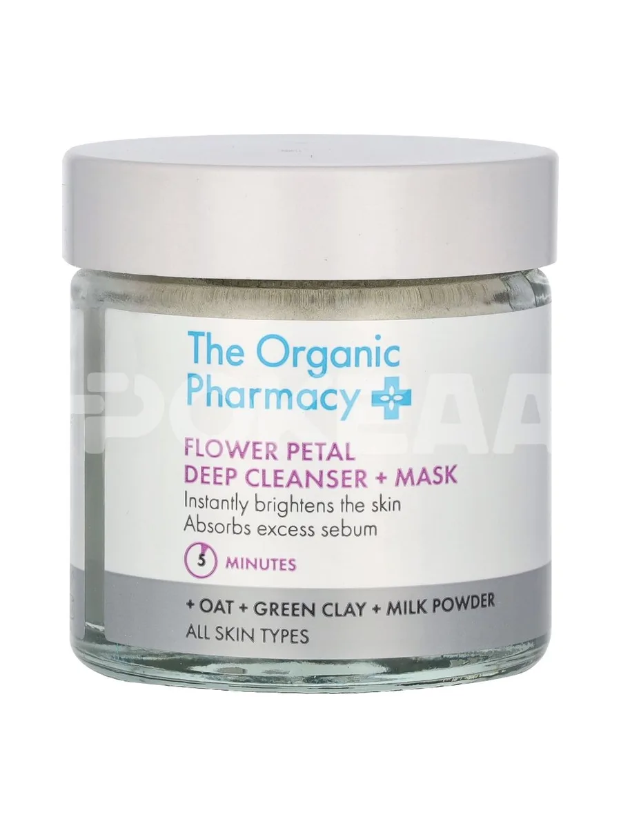 The Organic Pharmacy Flower Petal Deep Cleanser & Mask 40g 2