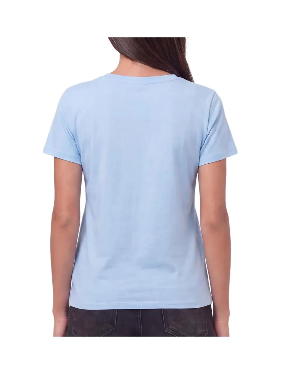 T-Shirt Bleu Femme Teddy Smith Ribelles 3