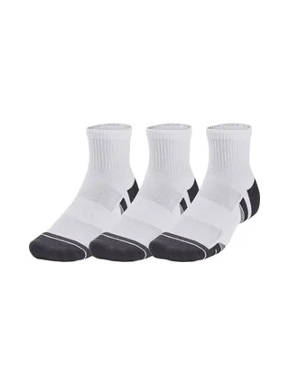 x3 Paires de Chaussettes Blanc Homme Under Armour Performance Tech 1