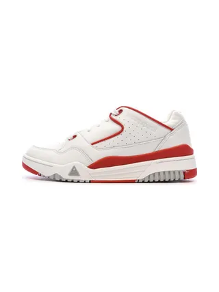 Baskets Blanches/Rouges Homme Le Coq Sportif Nineties 1