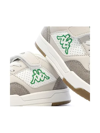 Baskets Blanches/Grises/Vertes Garçon Kappa Manis 7