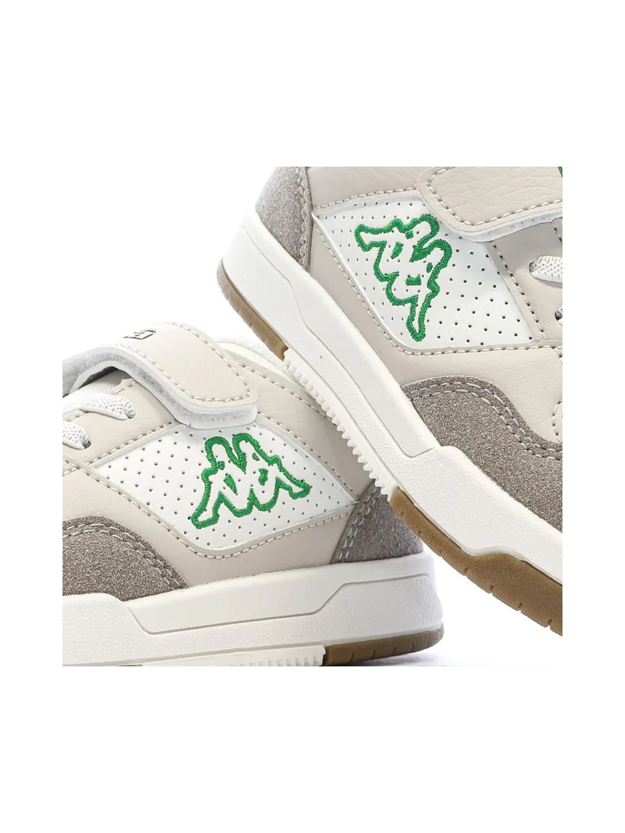 Baskets Blanches/Grises/Vertes Garçon Kappa Manis 8