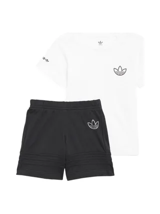 Ensemble Blanc/Noir Garçon Adidas HE2070 1