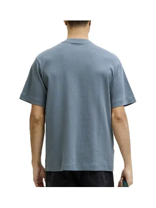 T-shirt Bleu Homme Jack & Jones Neck 2