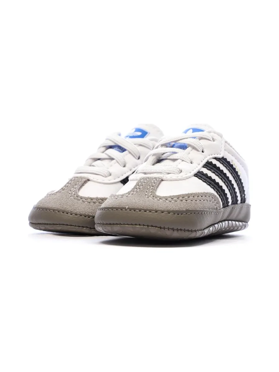 Samba Baskets Blanches/Noires Bébé Adidas 6