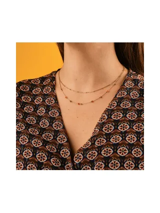 Collier Antonella - Orange 2