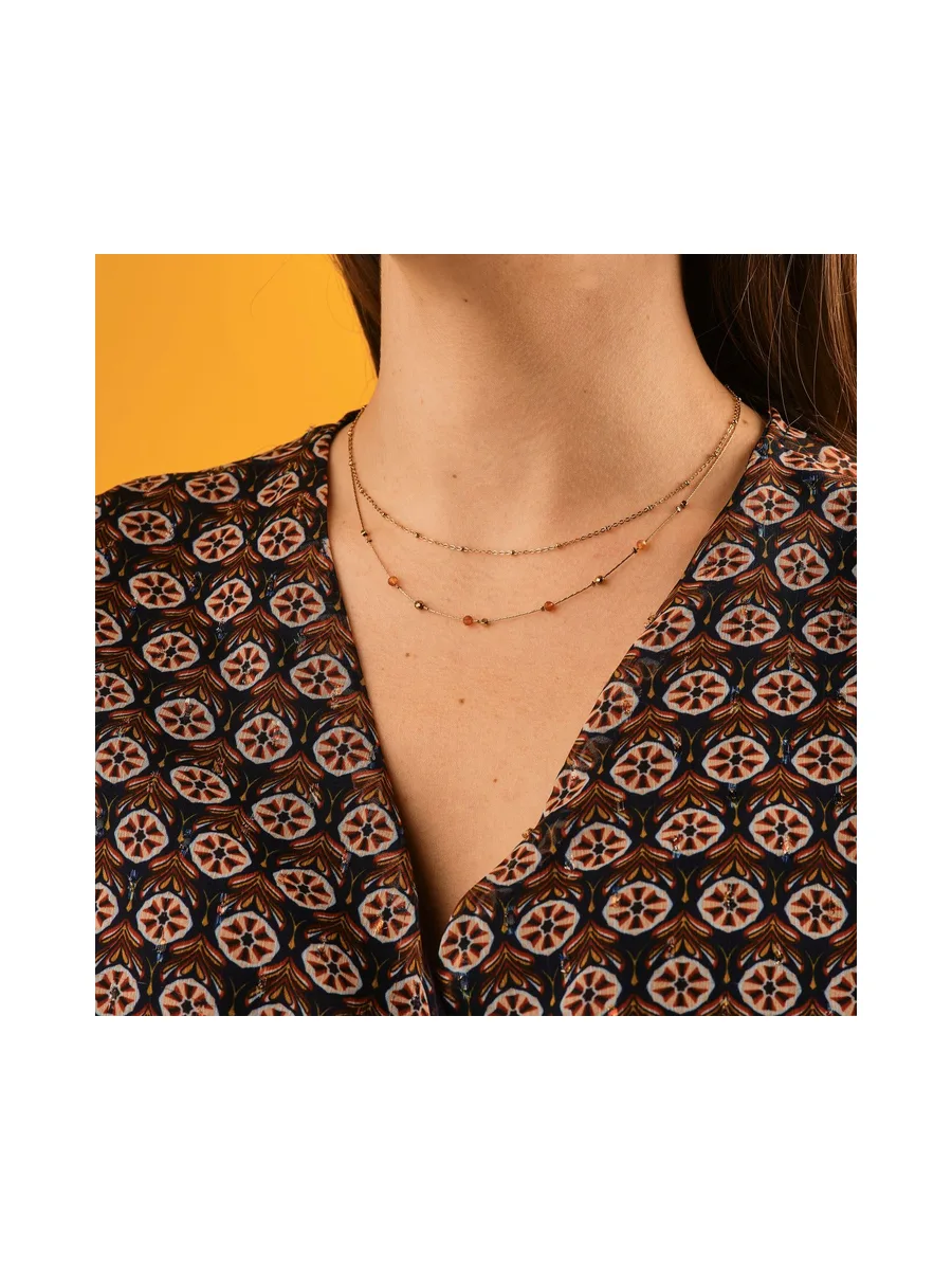 Collier Antonella - Orange 2