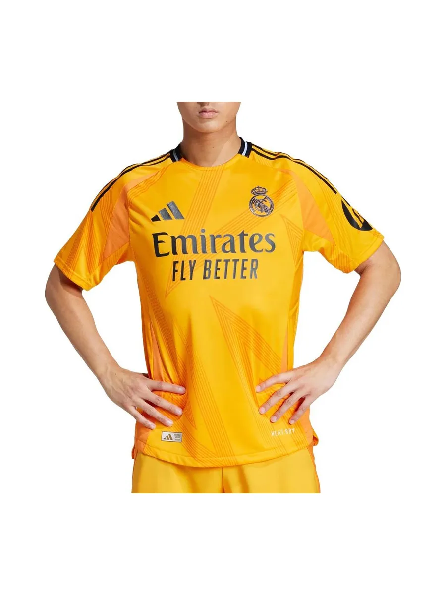 Real Madrid Maillot de football Orange/Noir Homme Adidas 24/25 2