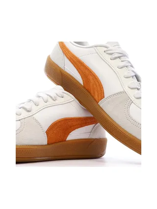 Baskets Blanc/Orange Mixte Puma Palermo 7