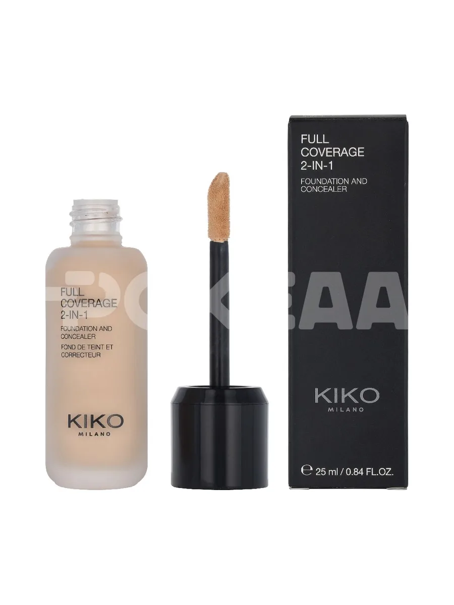 Kiko Milano Full Coverage 2 In 1 Foundation & Concealer 25ml - N01 1