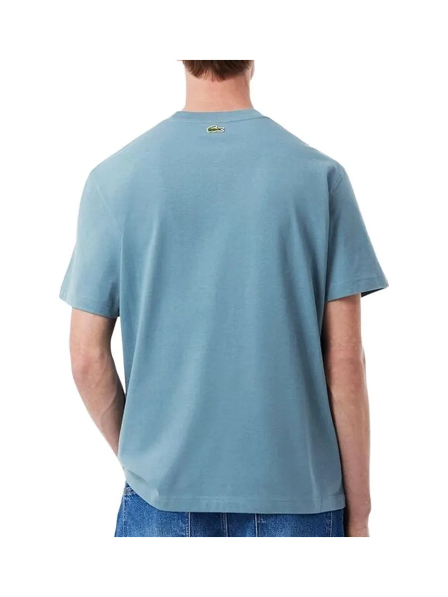 T-shirt Bleu Homme Lacoste TH0284 3