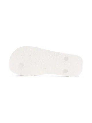 Tongs Blanches Femme Calvin Klein Jeans Flip Flop Tpu Metall 2