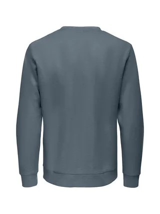 Sweat Bleu Grisé Homme Only & Sons Chase 2