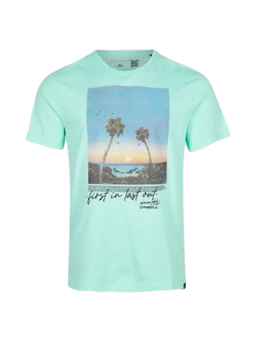 T-shirt Turquoise Homme O'Neill Loren 1