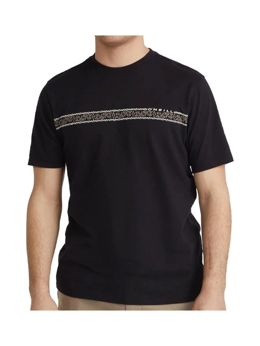 T-Shirt Noir Homme O'Neill Ikat Stripe 2