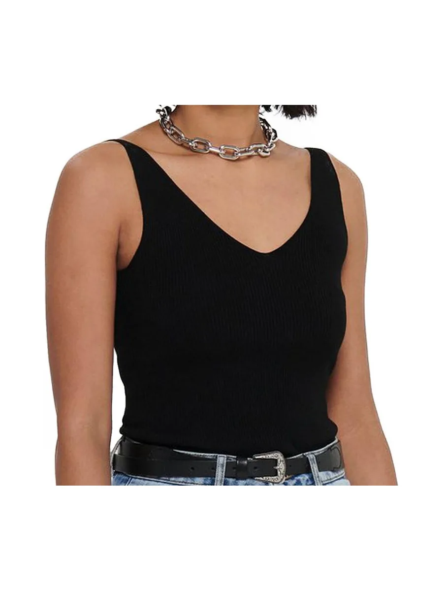 Débardeur en Maille Noir Femme JDY NANNA 1