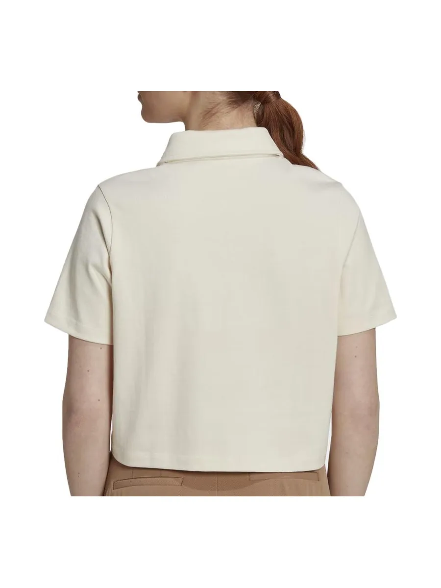 Polo Beige Femme Adidas HL6578 3