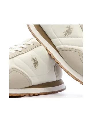 Baskets Blanches/Beiges Femme US Polo ASSN FS1 7
