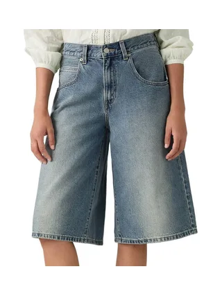 Bermuda Bleu Femme Levi's Super Baggy 1