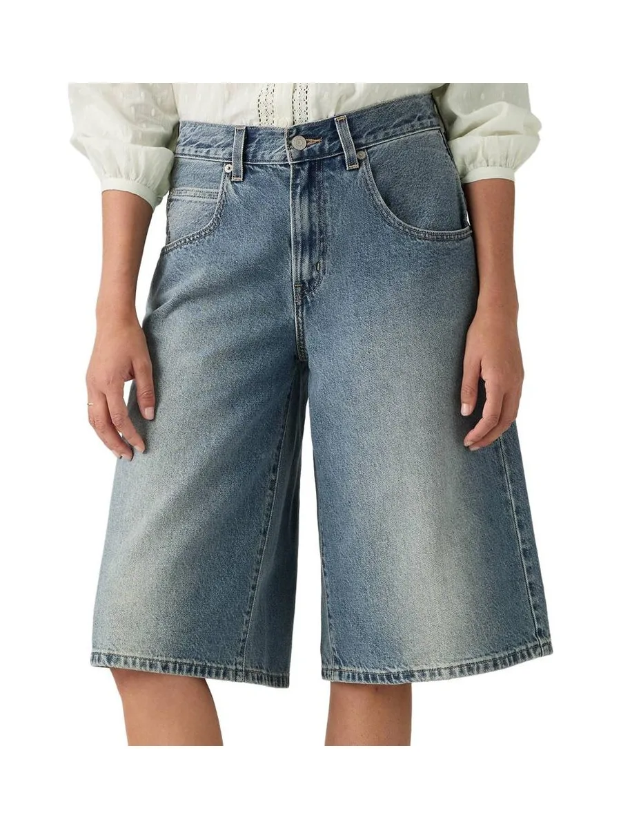 Bermuda Bleu Femme Levi's Super Baggy 2