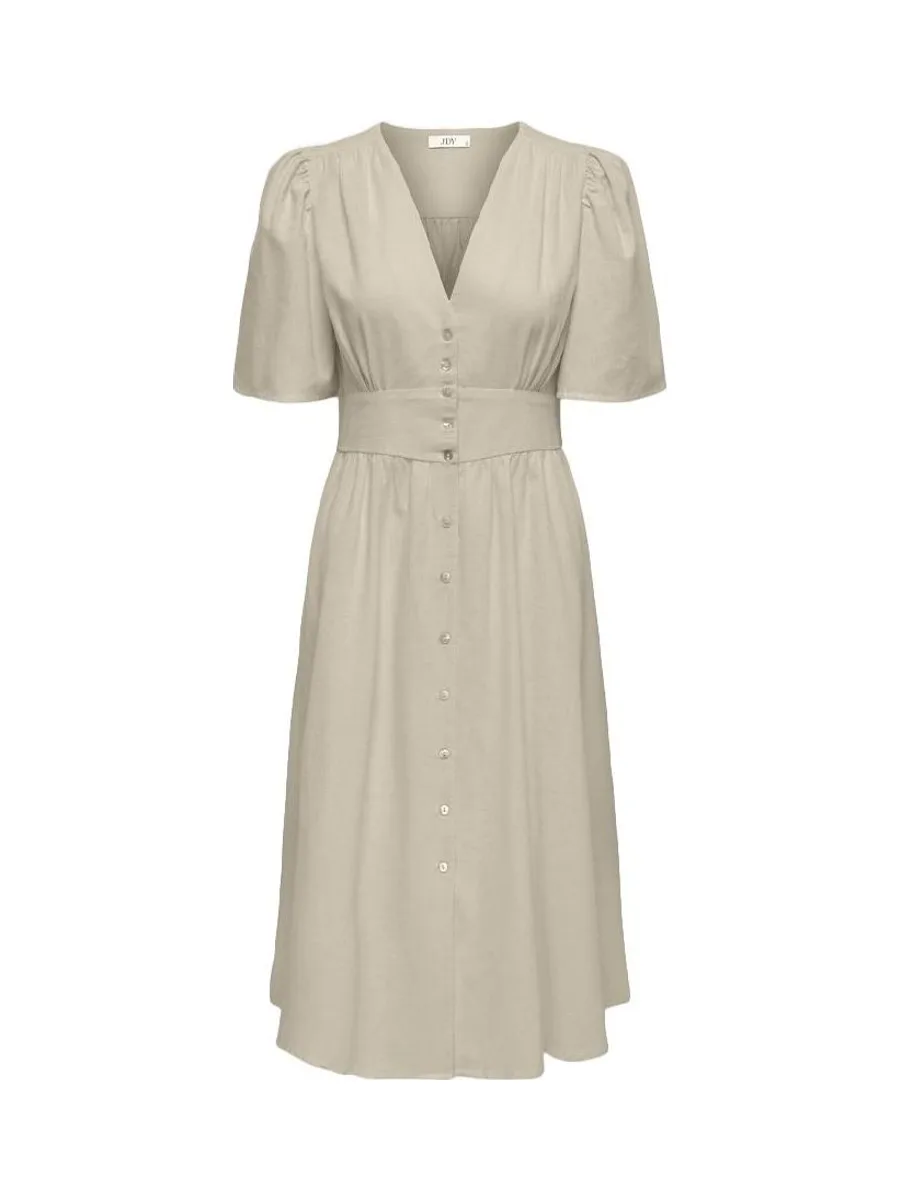 Robe Beige Femme JDY Nora 2/4 Midi 2