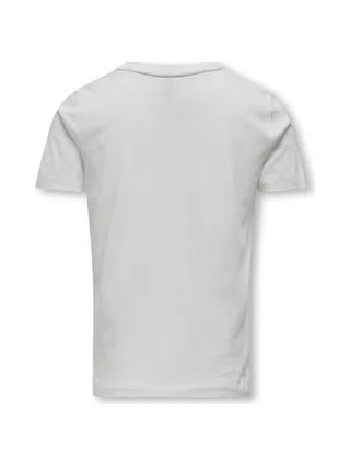 T-Shirt Blanc Fille Kids ONLY Kogbeate 2