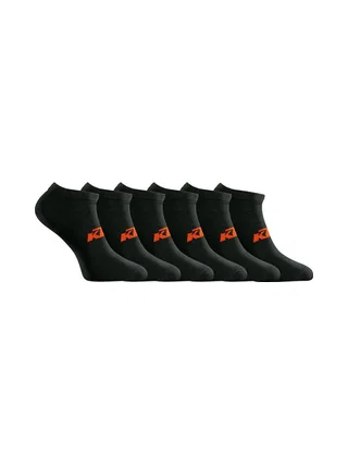 X3 Paires de Chaussettes Noir/Orange Homme KTM 1CHLCX3NR 1