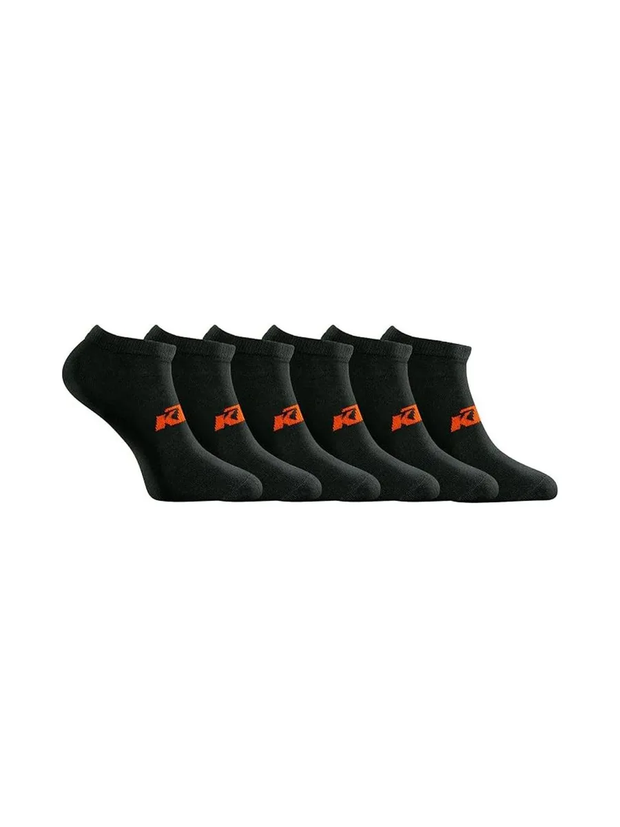 X3 Paires de Chaussettes Noir/Orange Homme KTM 1CHLCX3NR 2