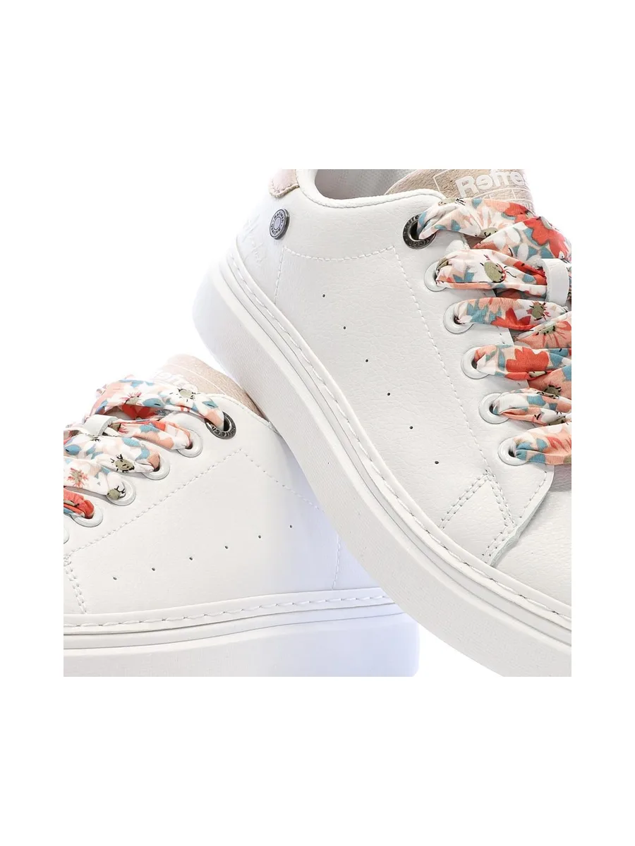 Baskets Blanches Femme Refresh 175227 Coral 8