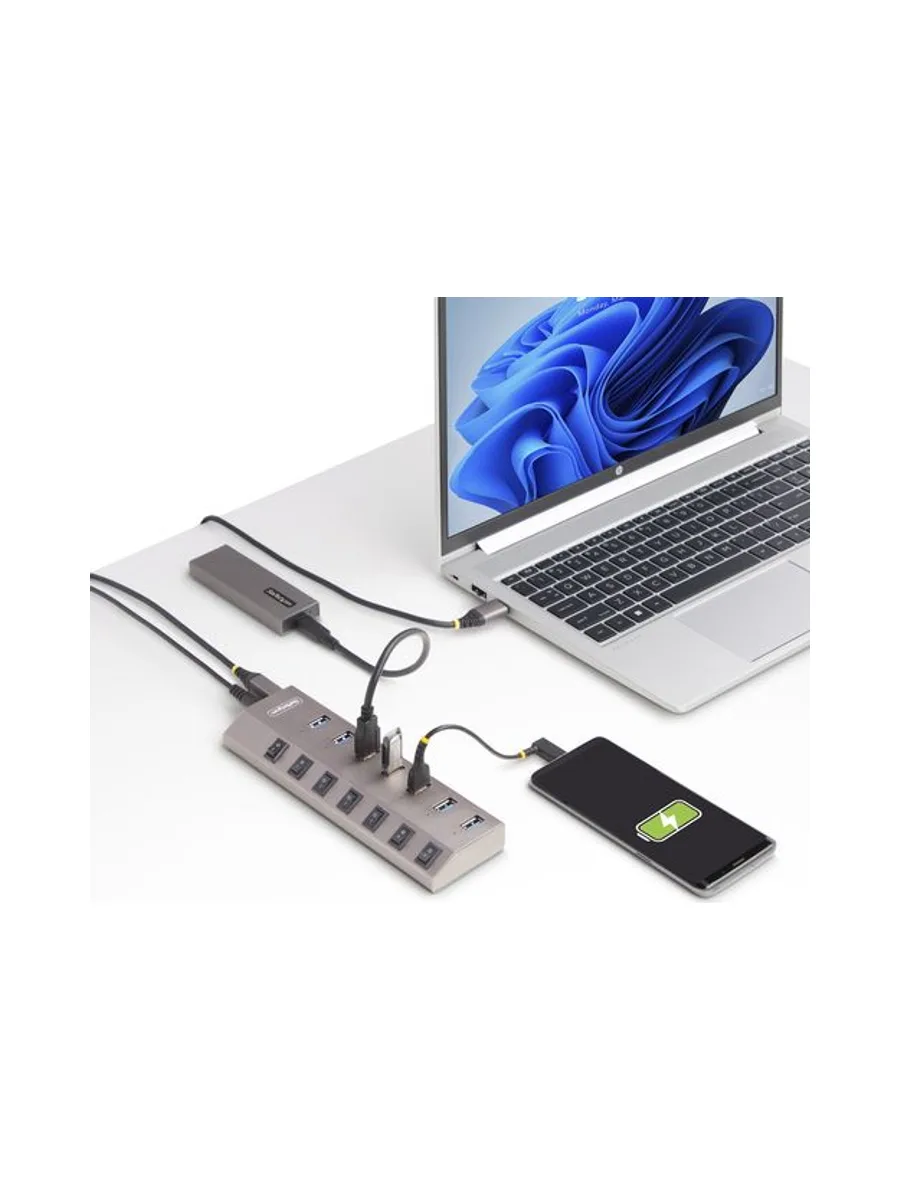 Startech 7-Port Self-Powered USB-C Hub 10