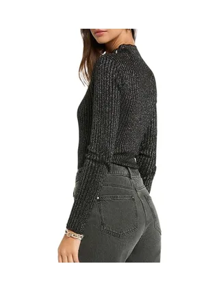 Pull Noir Brillant Femme Morgan CORIA 2