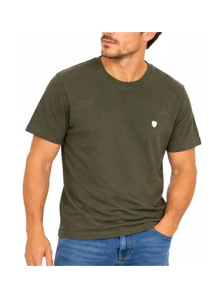 T-Shirt Kaki Homme Redskins Sleeves 1