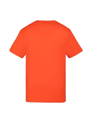 T-shirt Orange Homme Schott EMB 2