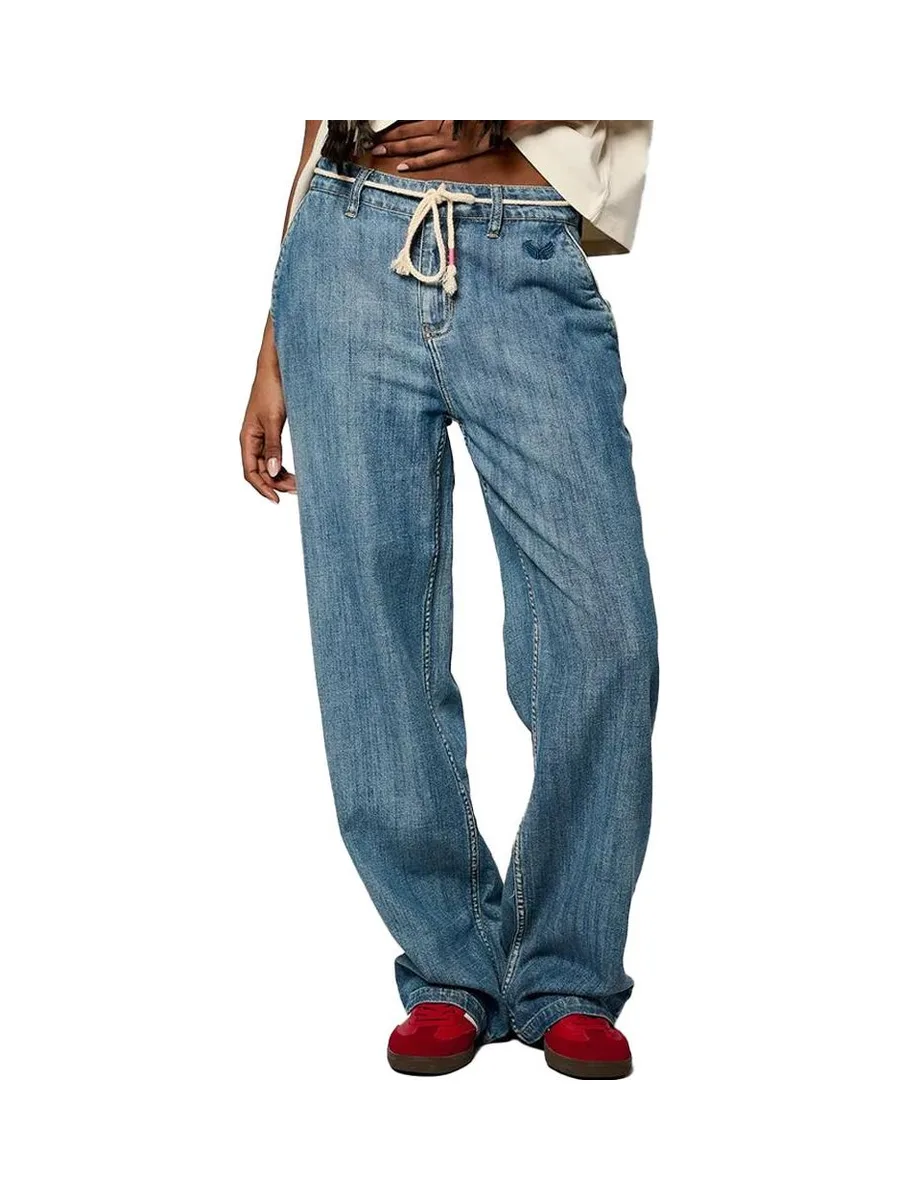 Jean Loose Bleu Femme Kaporal Brina 2
