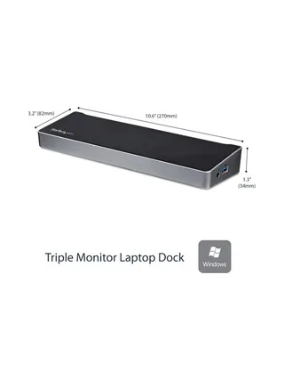 Triple-Video Docking Station for Laptops 2