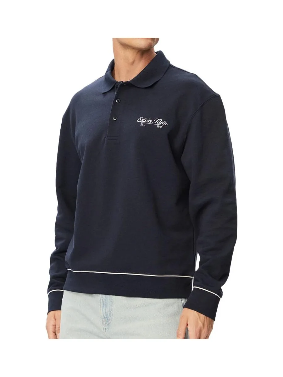 Sweat Marine Homme Calvin Klein Jeans Terry 2