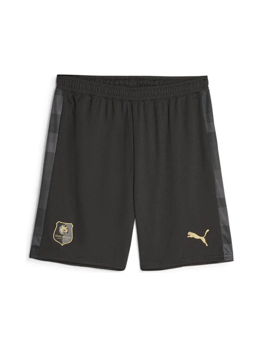 Stade Rennais Short de foot Noir/Gris Homme Puma 2023/24 2
