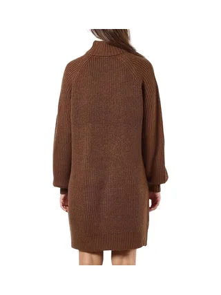 Robe Pull en Maille Marron Femme Noisy May Timmy 2