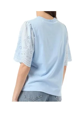 T-Shirt Bleu Femme YAS Sleeves 2