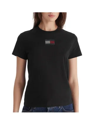 T-Shirt Noir Femme Tommy Hilfiger DW0DW21965 1