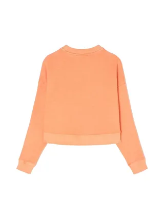 Sweat Orange Fille Le Temps Des Cerises Stephagie 2