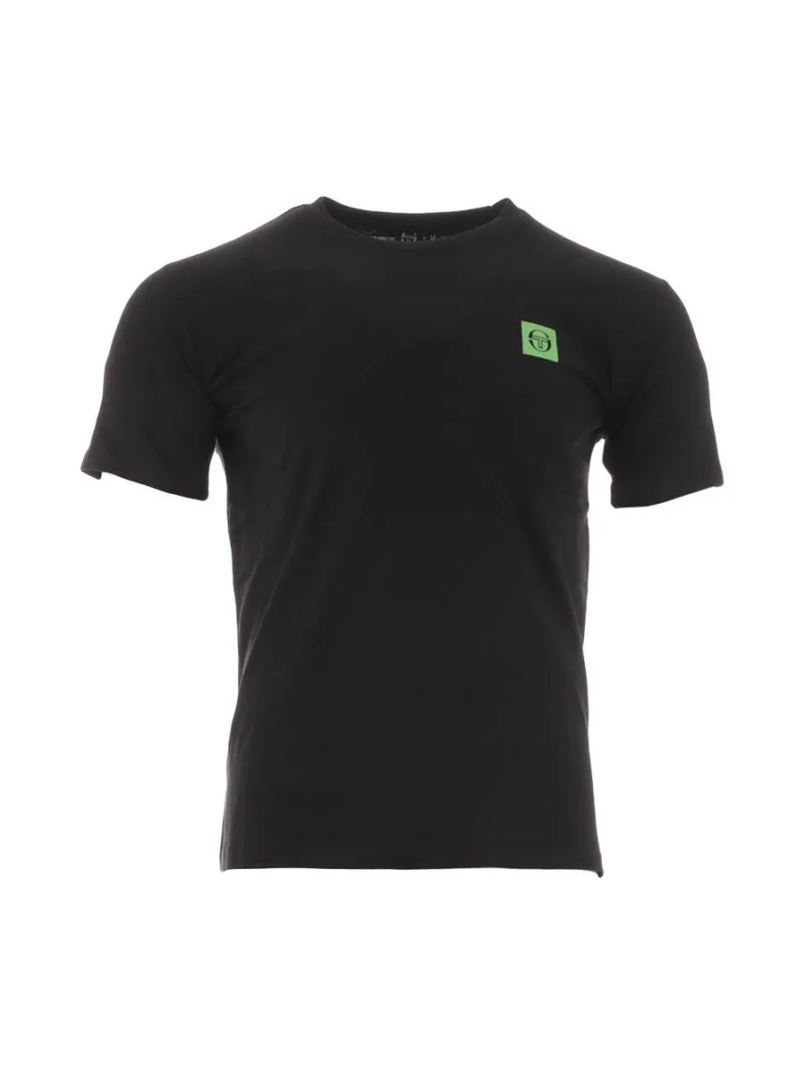 T-shirt Noir/Vert Homme Sergio Tacchini Squared 2