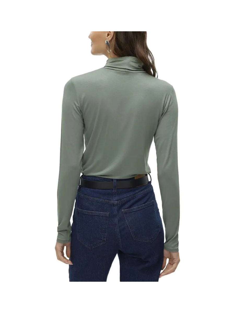 T-Shirt Col Roulé Vert Femme Vero Moda Alberte 3